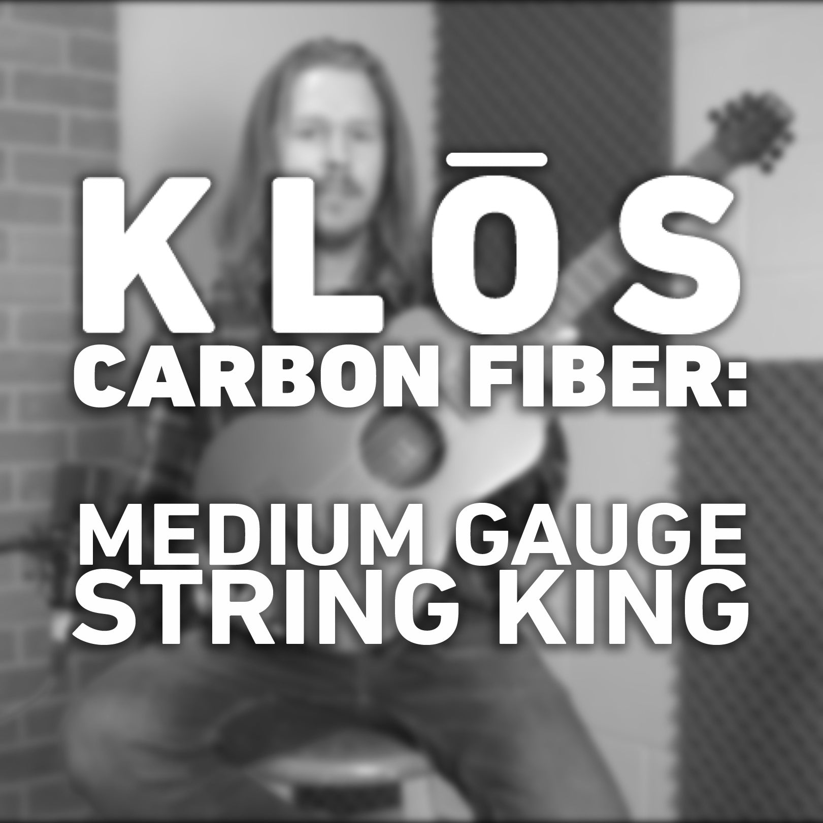 Bluegrass Players Rejoice! KLOS Carbon Fiber: The Medium Gauge String King