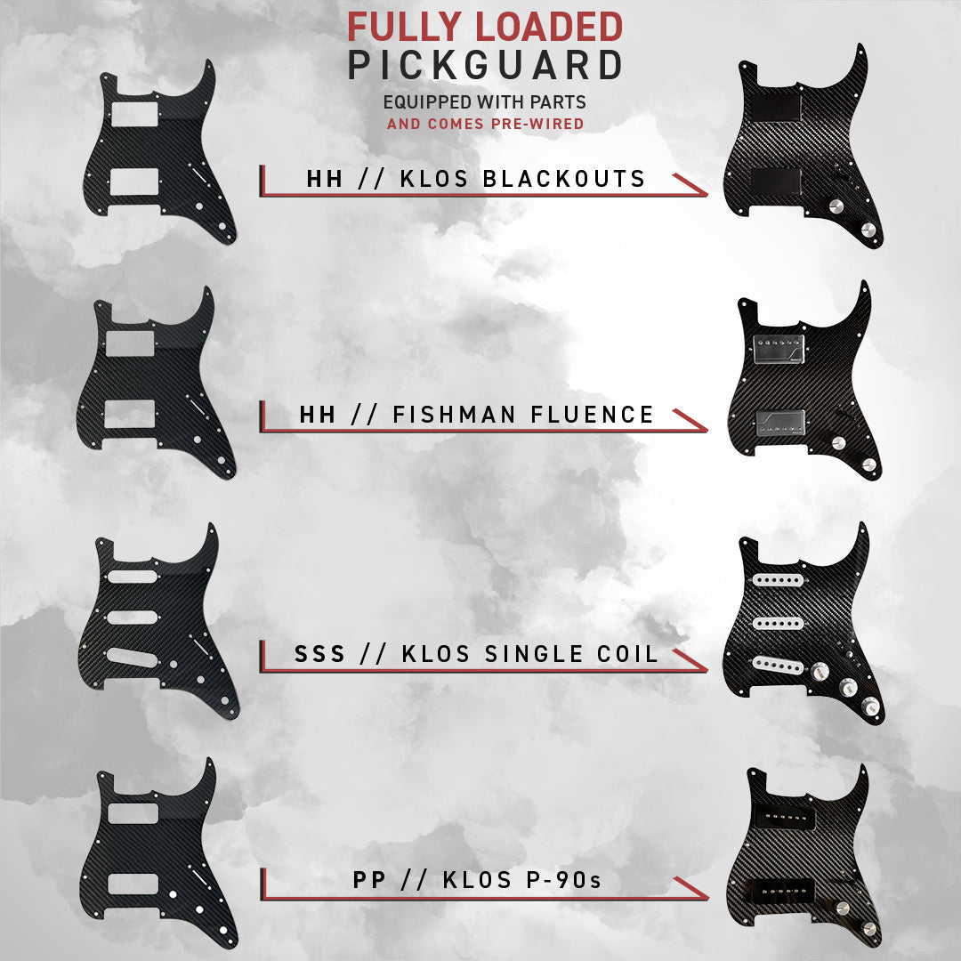 F-Series - Carbon Fiber Pickguards