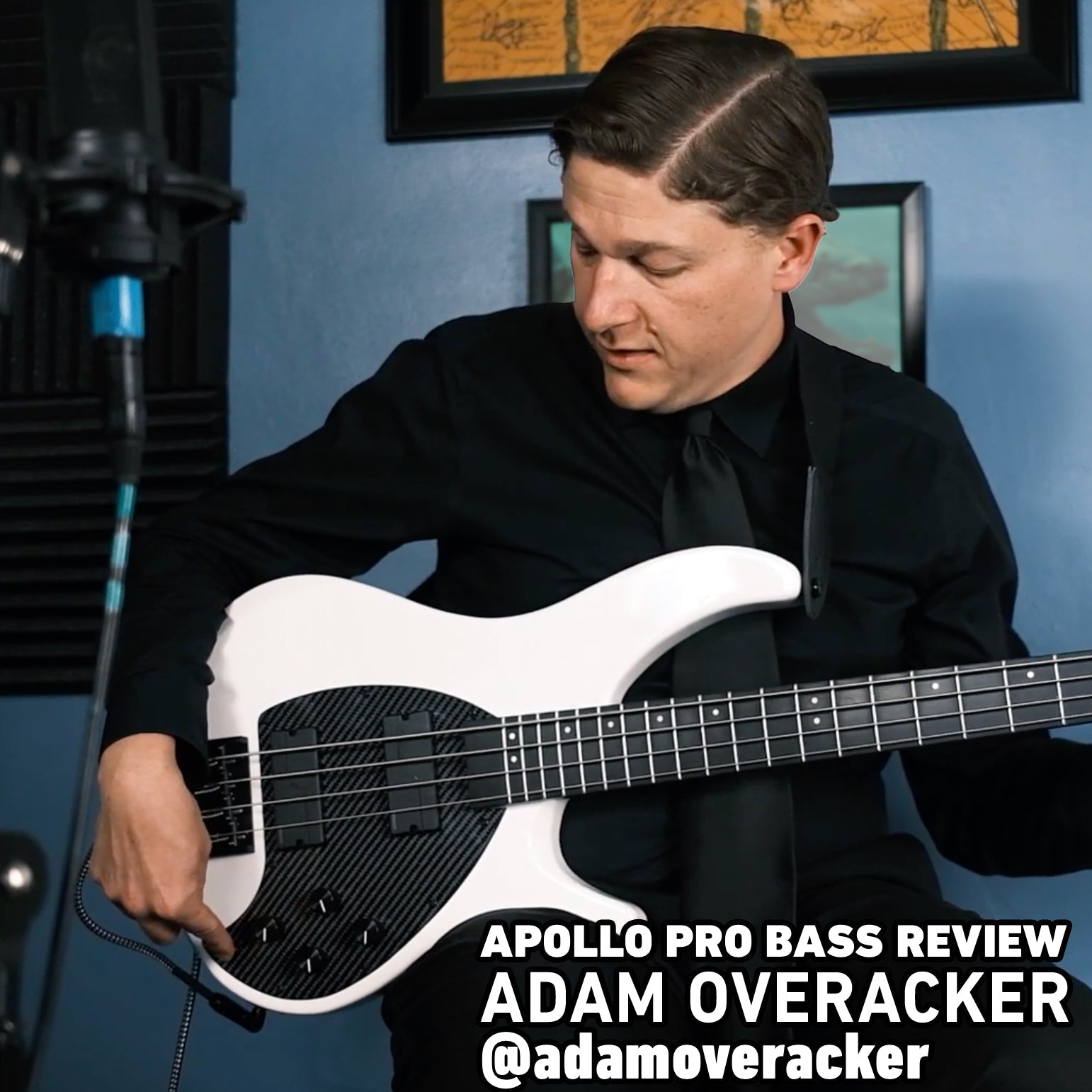 Fishman Fluence on a Carbon Fiber Bass - Tone Demo