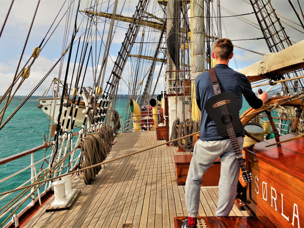 Sailing Around the World with a KLOS Carbon Fiber Guitar