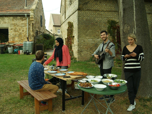 Traveling in Germany, with a KLOS Guitar