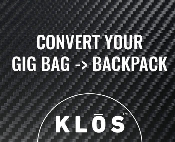 How to Convert your KLOS Gig Bag into a Backpack