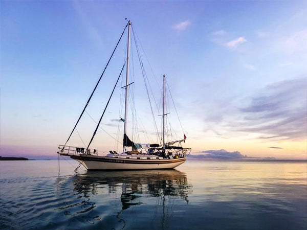 Learning with my KLOS Guitar on a 40' Sailboat