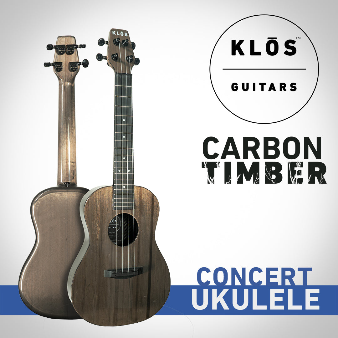 Concert Uke Carbon Timber Hero
