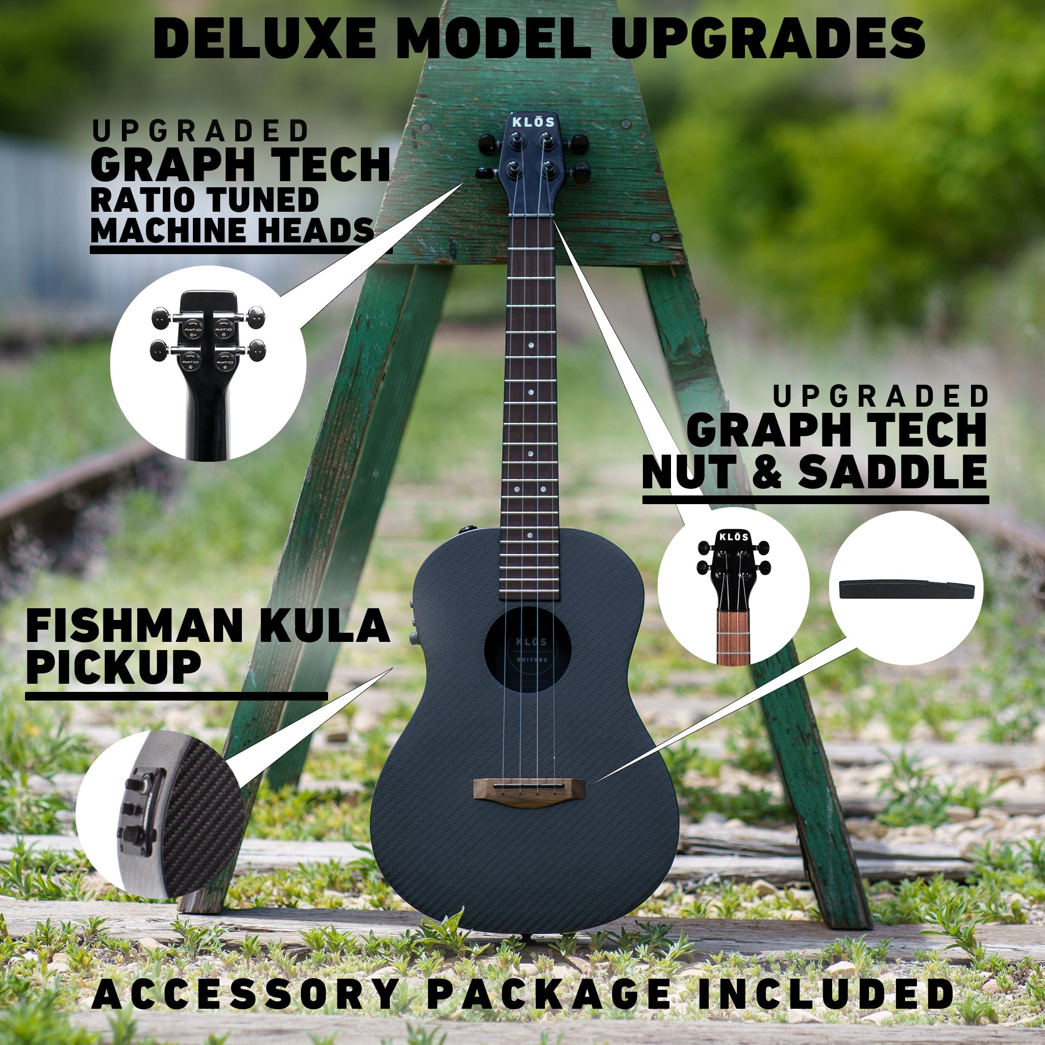 Deluxe Model Upgrade for Ukulele 