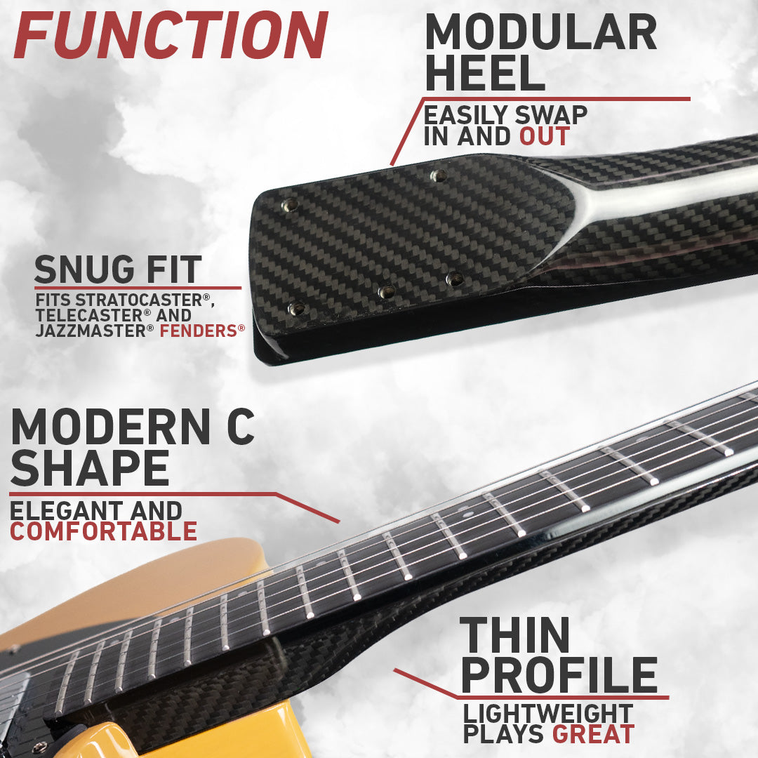 F-Series Electric Neck - Upgrade your Fender® with Carbon Fiber