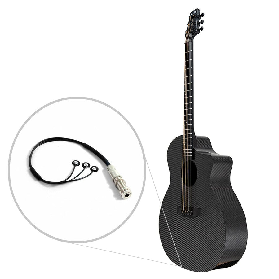 Klos Grand Cutaway (Lefty) left-handed acoustic guitar, front view