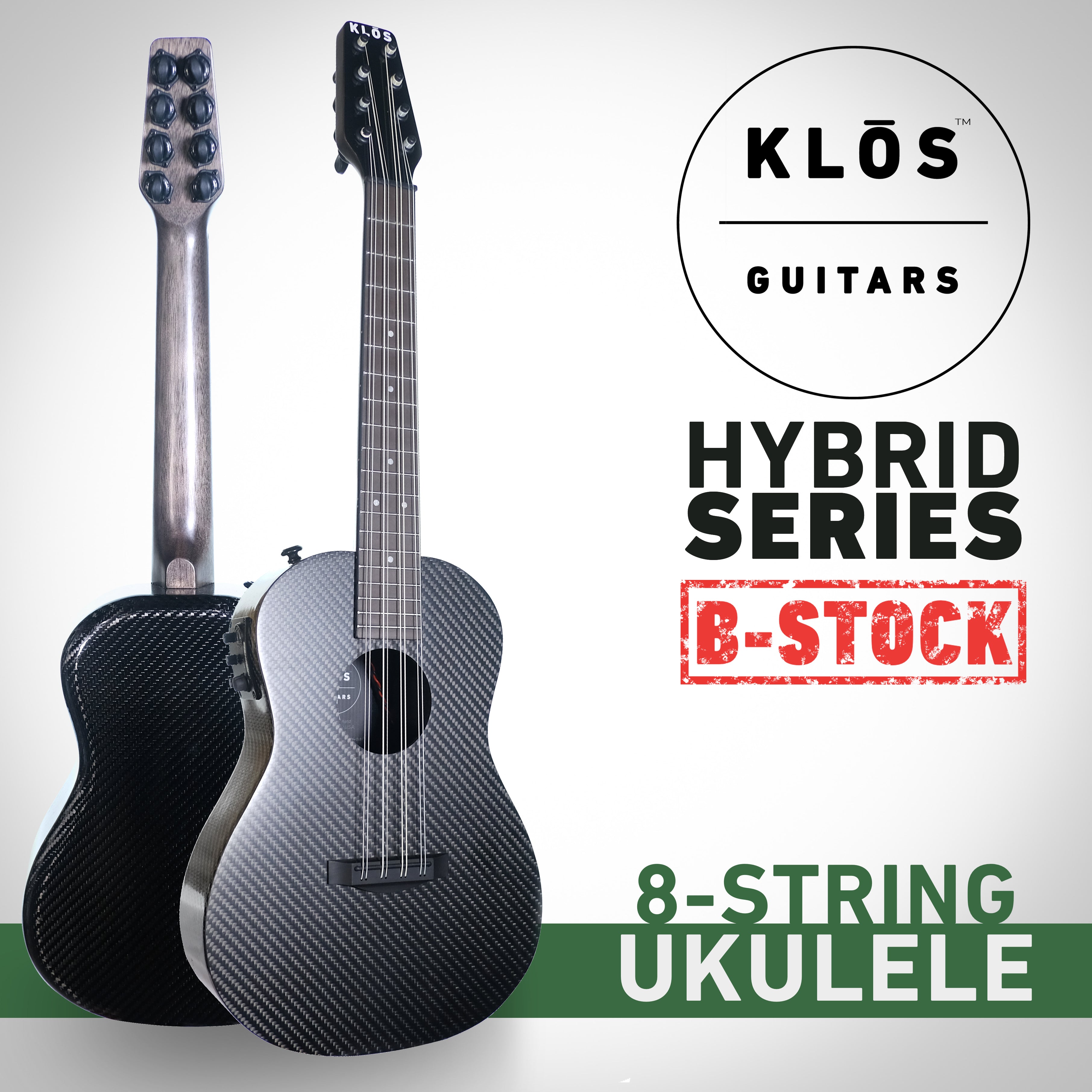 8 String Acoustic-Electric Tenor Ukulele B-Stock