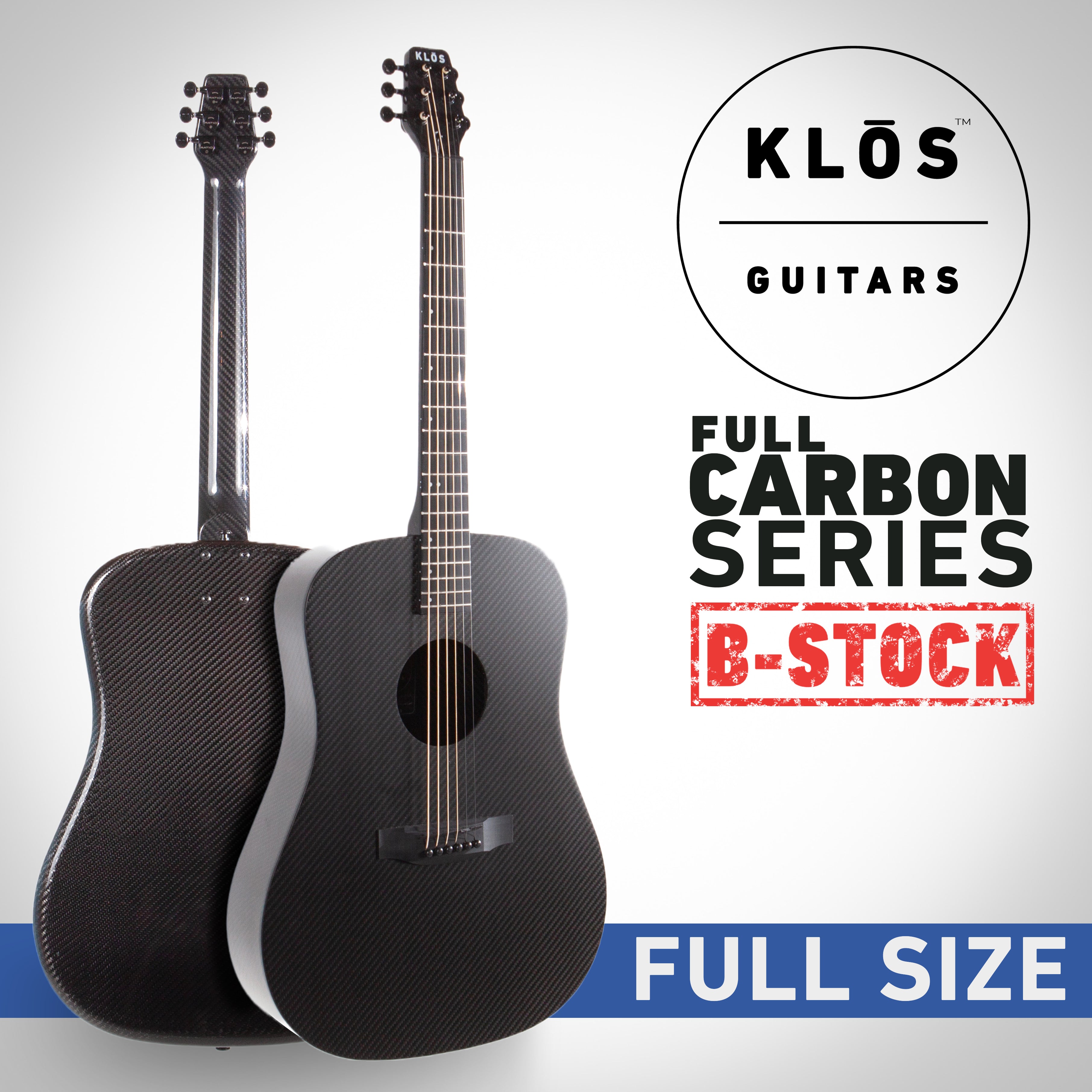 Full Carbon Full Size Guitar B-Stock