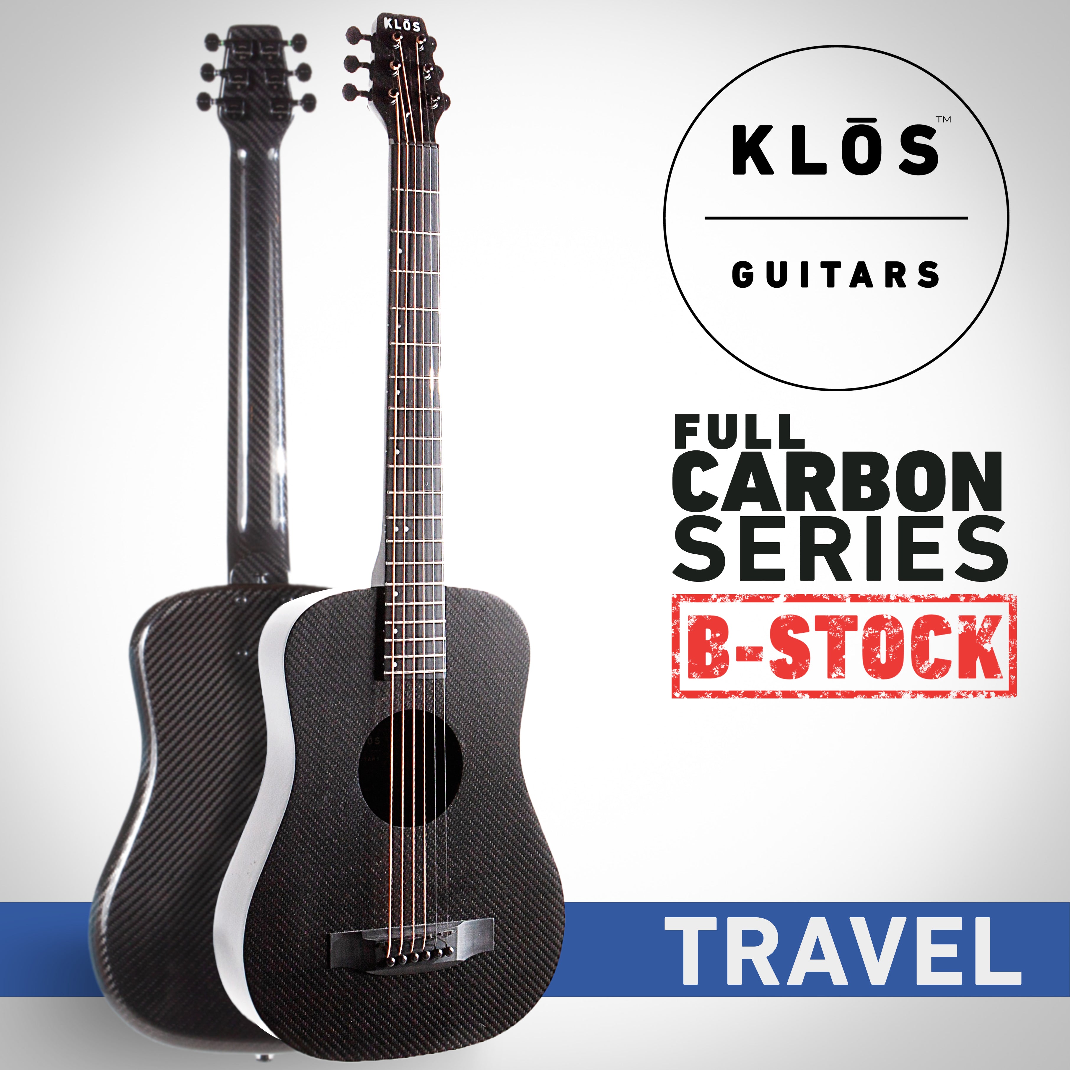 Full Carbon Travel Guitar - B-Stock