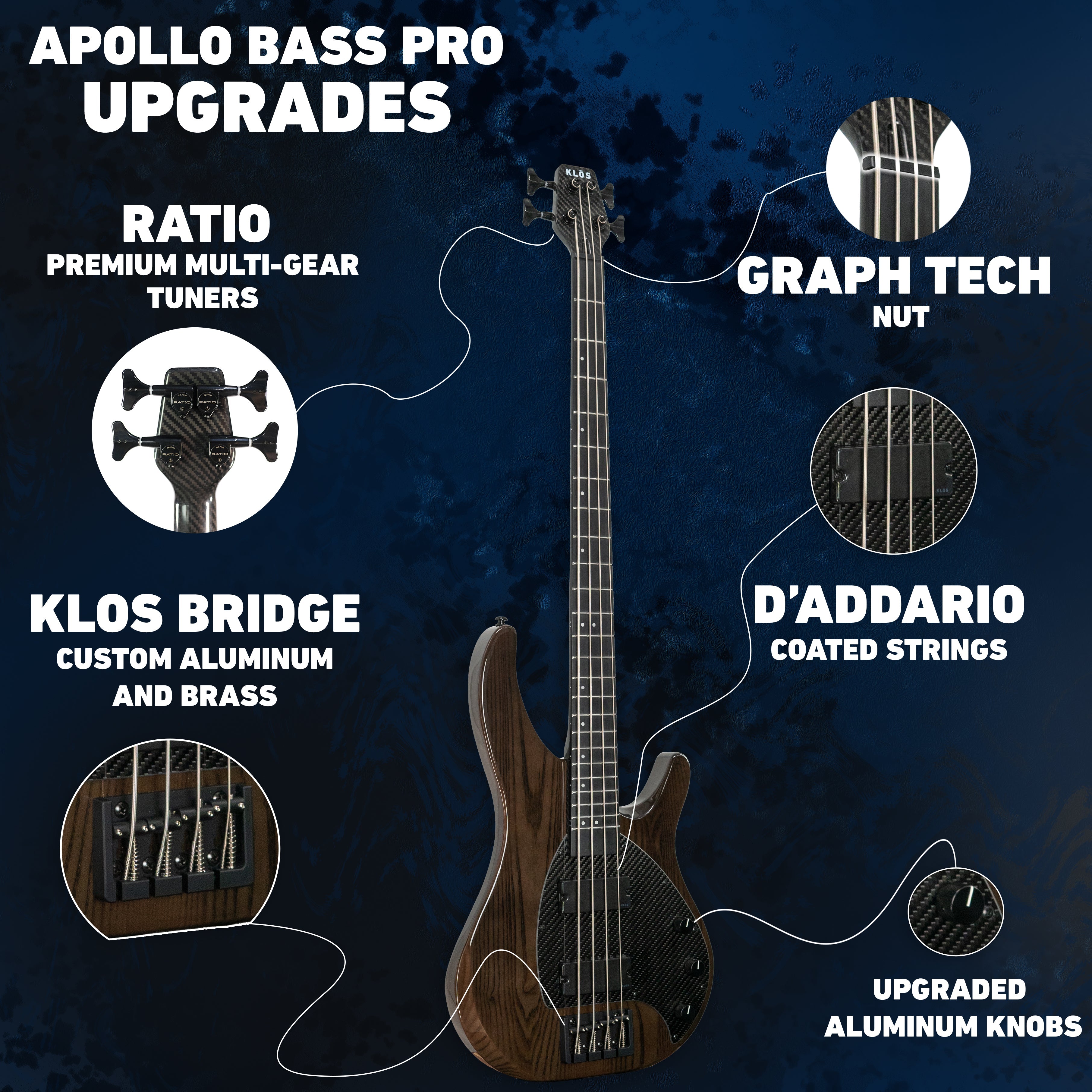 Apollo Pro Electric Bass (Refurbished)