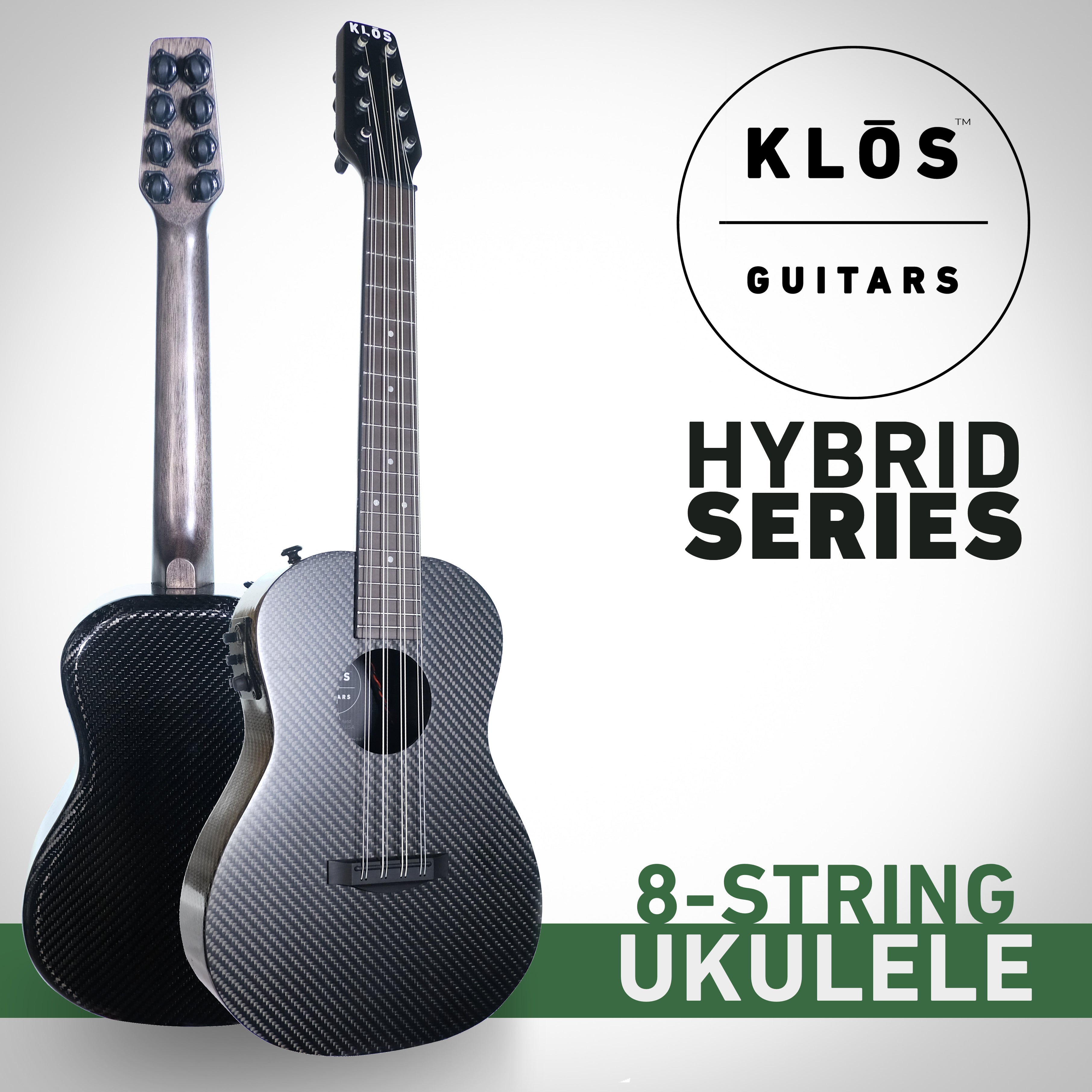 8 String Acoustic-Electric Tenor Ukulele - Hybrid Deluxe