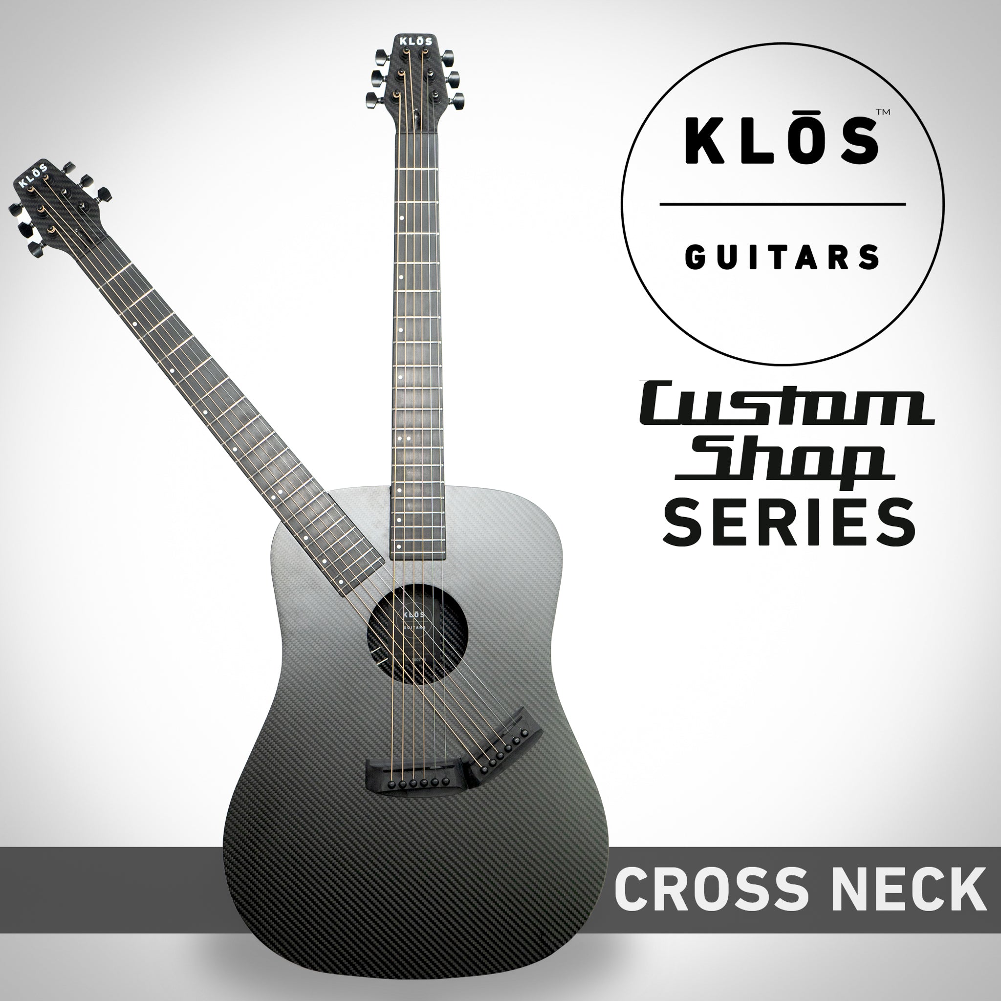 KLOS Cross Neck Guitar