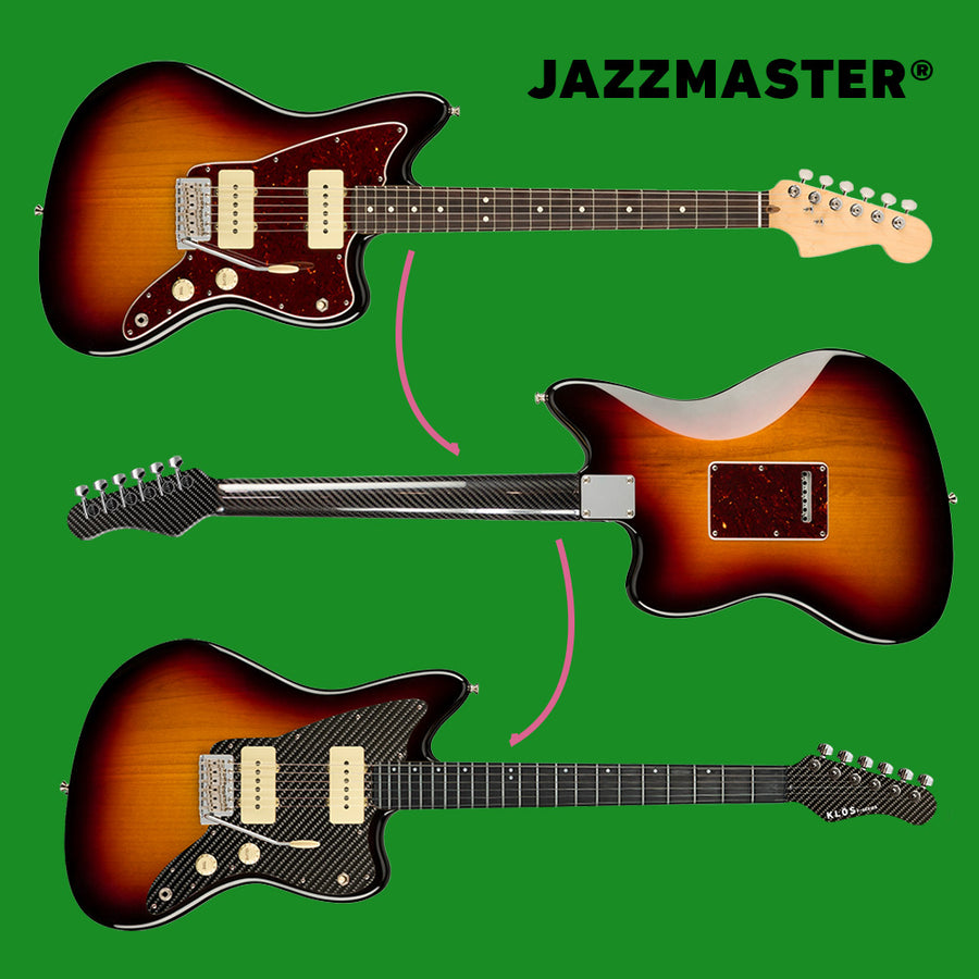 FSeries Electric Neck Upgrade your Fender® with Carbon Fiber KLOS