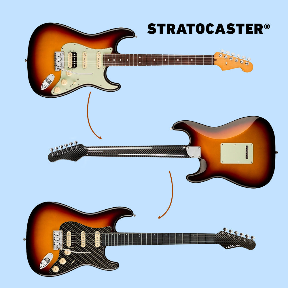 FSeries Electric Neck Upgrade your Fender® with Carbon Fiber KLOS